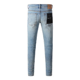 Purple Brand Jeans Pure Cotton High Street Trend #9075